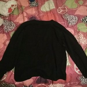 A black long sleeve shirt